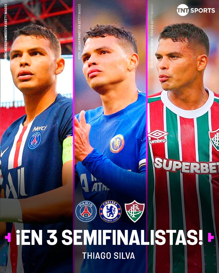 赛事实时播报-世俱杯四强球队产生，蒂亚戈·席尔瓦职业生涯效力过其中三支