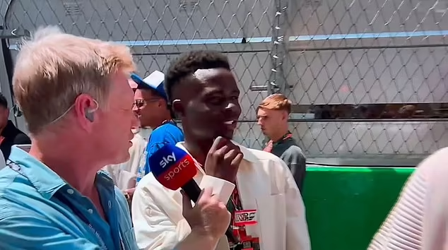 萨卡观看F1拒绝接受采访遭批评：非常傲慢，看看凯恩怎么做得